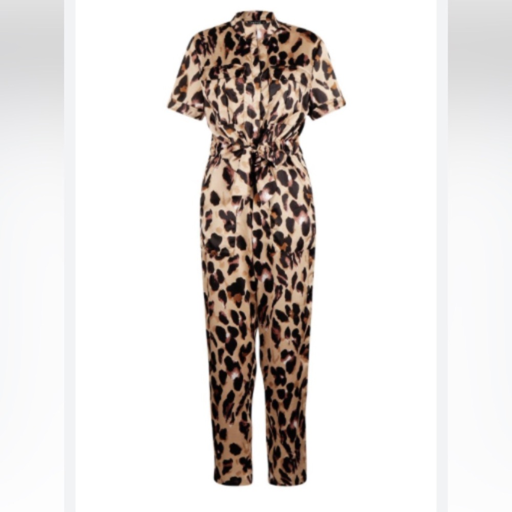 Leopard Print Jumpsuit - Picture 5 of 17